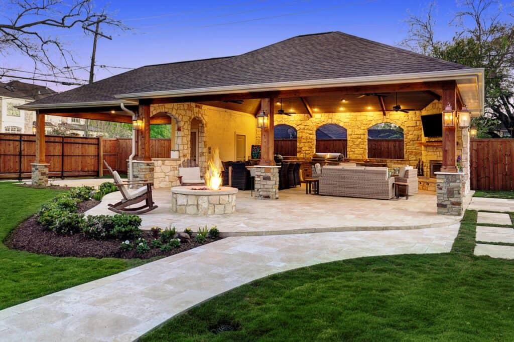 Beautifully Designed Patio Space